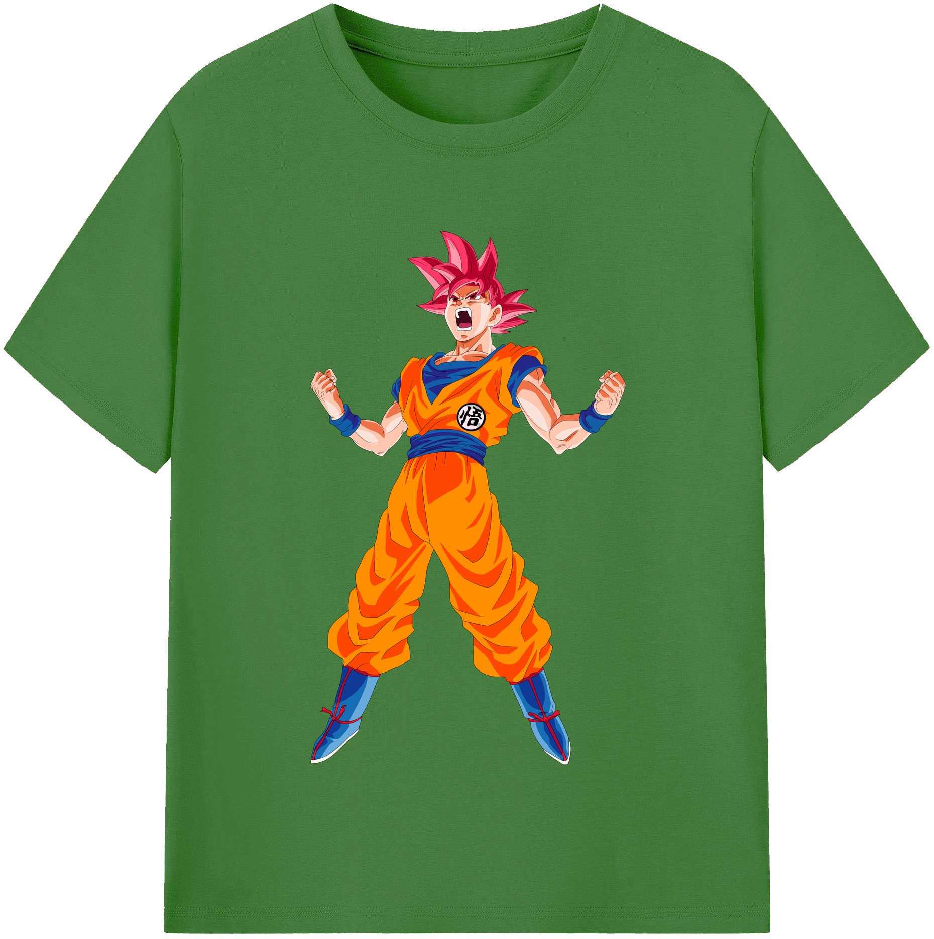 （画像用） ドラゴンボール 孫悟空（そん ごくう）Son Goku カカロット DRAGON BALL Kakarotto レディースカジュアルプリントTシャツ（綿100％）